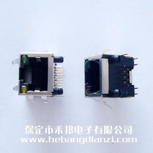 RJ45网口插座(卧式(shì))带灯
