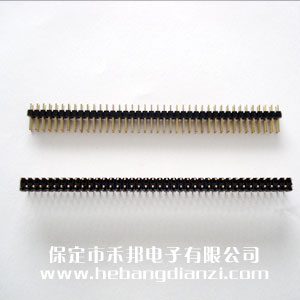 2.54双排针 长11.2mm(优质)