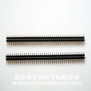 双塑2.54单排针 长(zhǎng)15mm
